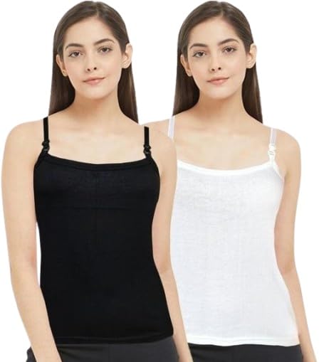 Girl's Women's Pack of 2 Solid Camisoles SetComfortable, Breathable, Lightweight, Skin Friendly-picture-54