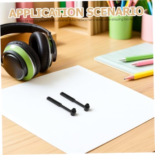 Agujas para tocadiscos de vinilo Toyvian con cepillo de limpieza 4