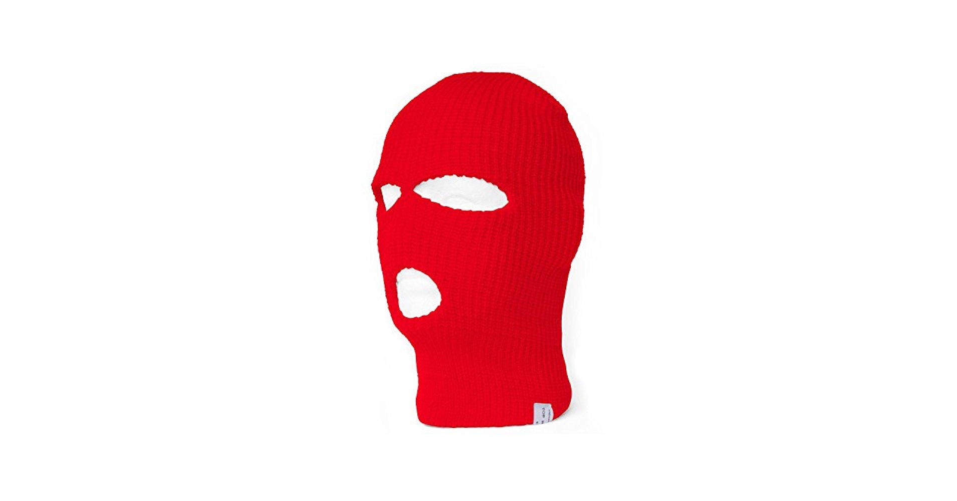 Red Three Holed Ski Mask 1pc at Amazon Men's Clothing store