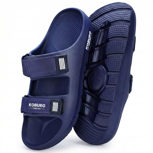 Image of KOBURG Nexa Sandals for Men| Stylish Trending | Comfortable | Super soft | Lightweight | EVA Sole | Casual Sandals | Slippers | Flip Flops for Men KF-464