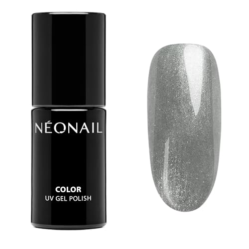 NÉONAIL Pintauñas Semipermanentes 7,2 ml - Plateado - Silver Sheen - Esmaltes Semipermanentes Para Uñas - Gel Uñas - Manicura - Nail Art - Brillo Uñas - Laca De Uñas - Esmalte Uñas