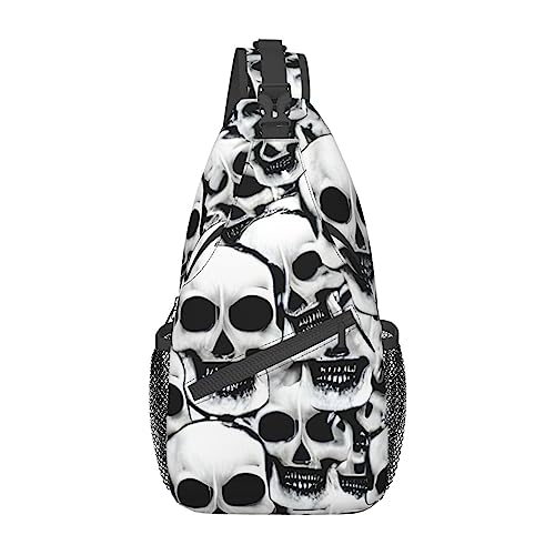 Sac à dos multifonction pour soulager le dos avec imprimé crâne mexicain noir mixte