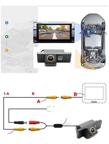 Caméra de recul AHD 1080P Volkswagen vue arrière pour Scirocco EOS - 5