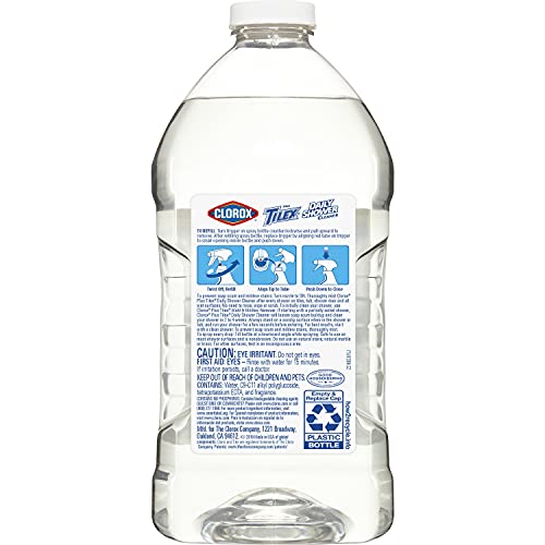 Clorox Plus Tilex Daily Shower Cleaner, Refill Bottle, 64 Ounces