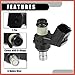 ACROPIX Fuel Injector - Car Inner 6 Holes Engnie Fuel Injectors - for Honda Generators Metal Black - 1 Pc Car Parts