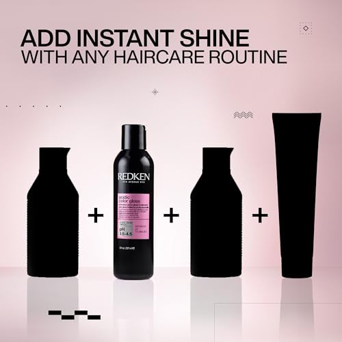 Redken Acidic Color Gloss Glass Gloss Treatment For Color-Treated Hair - Rinse Out Glossing Treatment, Intense Shine & Conditioning