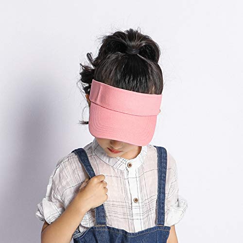 Kids Visor Sun Hat Adjustable Athletic Sports Hat Pink #TOP5