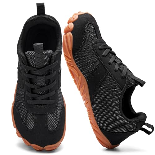 Image of Women's Barefoot Sneakers Wide Toe Box Zero Drop Sneakers | Breathable Lightweight Non-Slip Shoes for Gym Training, Trail Running, Hiking & Daily Walking