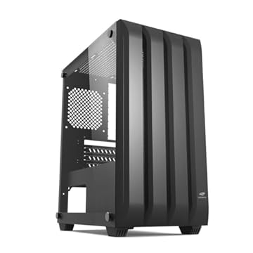 C3Tech Gabinete MT-G100BK Gamer Preto, com lateral em vidro temperado, filtro magnético anti-poeira, organizador de cabos, Compatível com placas-mãe Micro ATX e Mini ITX
