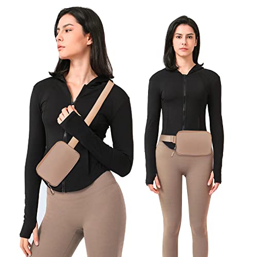 Image of Belt bag Fanny pack crossbody bags for women Everywhere belt bag (Khaki)
