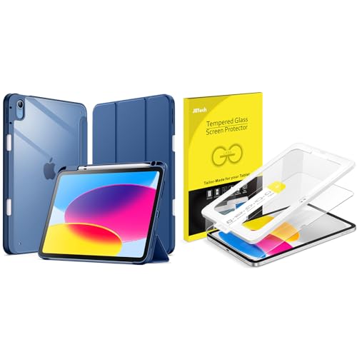 Funda para iPad 10 Generacion JETech con protector de pantalla y portalapiz transparente lote