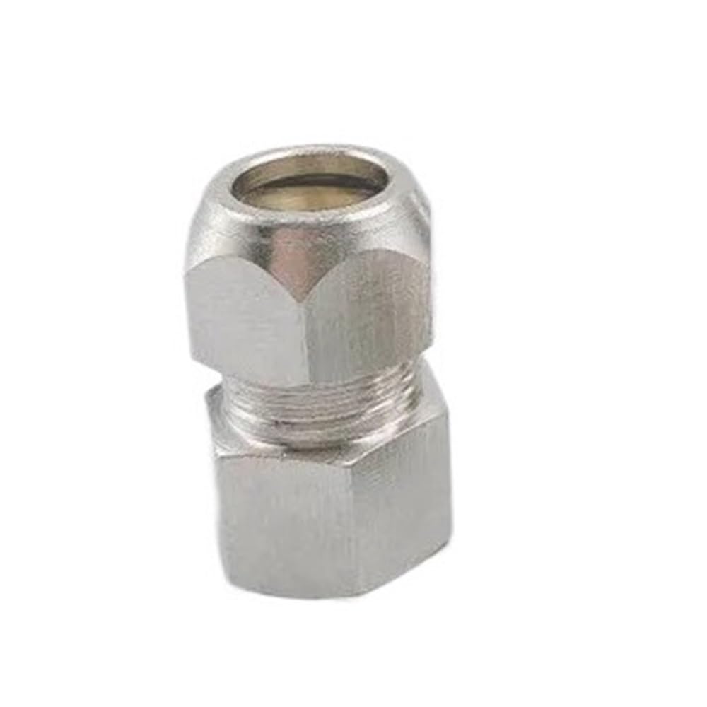 Atjfkywsg One Color Ring Lock Oil Tube Compression Ferrule - Durable Tube Connector Union For Oil Piping Repair, 1 Piece(8Mmx1/4Inch)