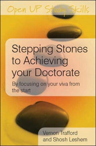 Stepping Stones to Achieving your Doctorate