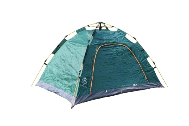 Image of Outdoor Captain Tent Water-Resistant Portable Instant Camping Tent for 1-2 Person Tent (Green)