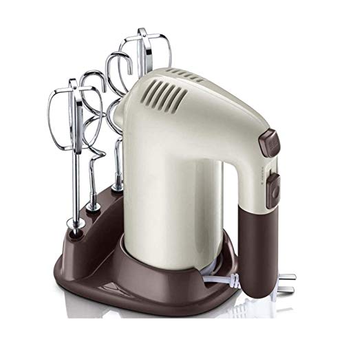 AITAOZI Hand Mixer Electric 200w Power Kitchen Hand Mixer 5-Speed Handheld Mixer with Storage Base, Turbo Boost/Self-Control Speed Eject Button + 4 Stainless Steel Accessories