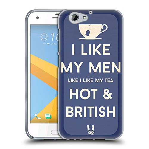 Head Hülle Designs Tee Britischen Stolz Soft Gel Handyhülle Hülle kompatibel mit HTC One A9s
