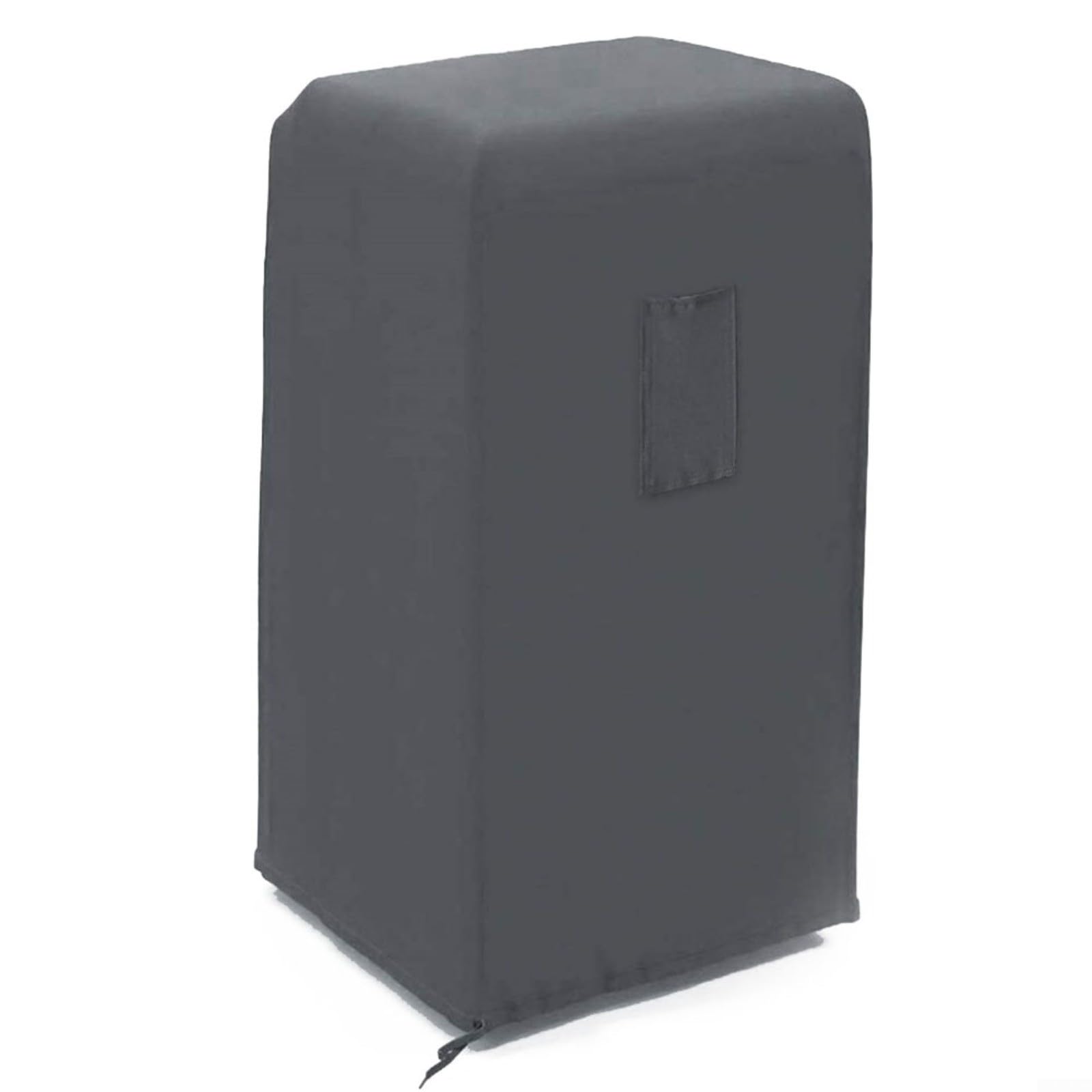 Cubierta de aire acondicionado portátil, bolsa de almacenamiento protectora de 40 x 46 x 75 cm con correa inferior ajustable y bolsillo lateral para unidad de CA móvil (gris)