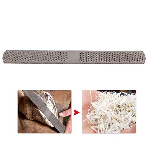 YOUTHINK Escofina Caballos, Herramienta para Cortar Herraduras Lima para Herraduras Cortador De Cascosde Doble Cara Escofina para Cascos Herramienta para Limpiar Cascos De Caballos