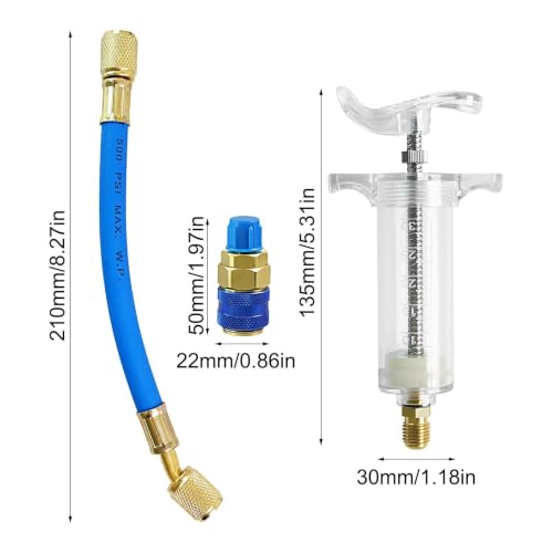 Inyector de aceite AC metálico duradero para sistemas de refrigeración 6