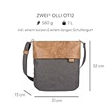 Zwei Olli Umhängetasche OT12, Graphit (Grau), -