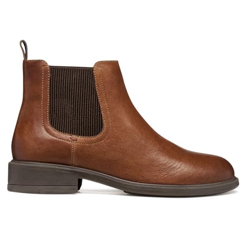 Geox Femme Catria Bottines à la Cheville en Cuir Véritable Premium