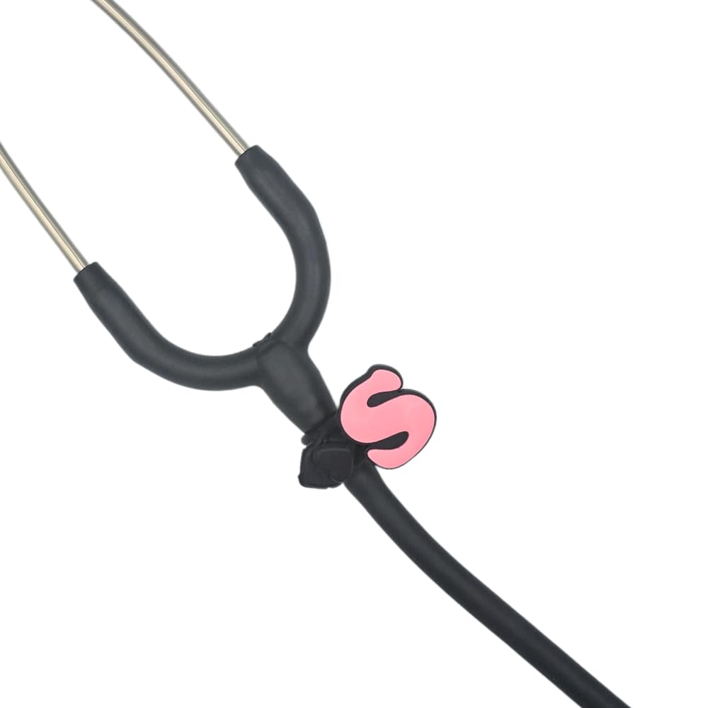 Stethoscope Charms - Big letter S - Medical Gift