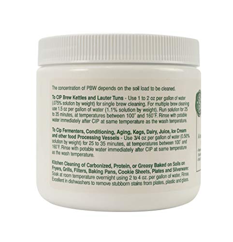 Five Star PBW - 1 lbs - Non-Caustic Alkaline Cleaner, White - pbw1