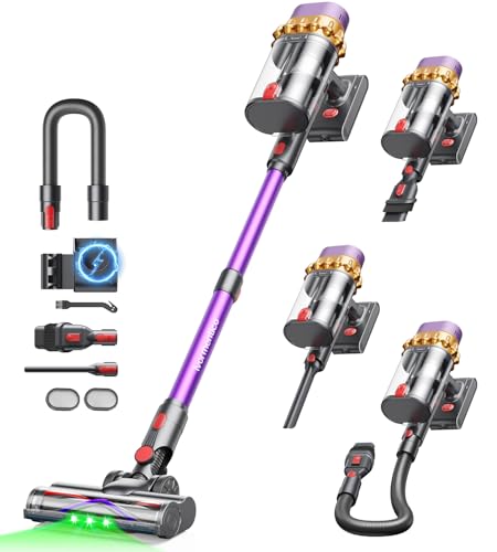 Ivormentico V10 EVO Aspiradora sin Cable, 50Kpa/600W/70Mins Aspiradoras Escoba con Modo Automático, Depósito Doble de 1.8L, Pantalla Táctil LED, Ideal para Pelo de Mascotas/Alfombras/Suelos Duros Ivormentico V10 EVO Aspiradora sin Cable, 50Kpa/600W/70Mins Aspiradoras Escoba con Modo Automático, Depósito Doble de 1.8L, Pantalla Táctil LED, Ideal para Pelo de Mascotas/Alfombras/Suelos Duros