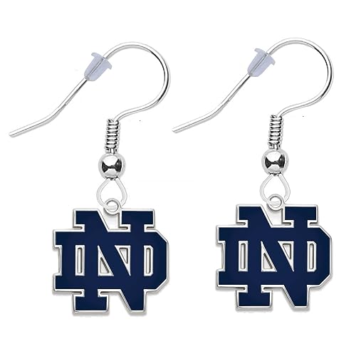 Notre Dame University Logo Earrings (PIERCED)