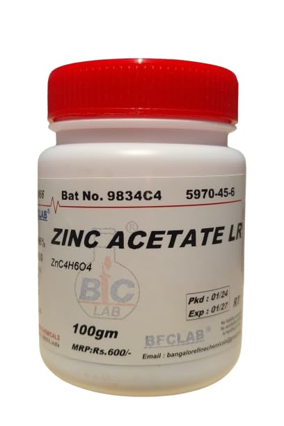 See full amazon price history chart for ZINC ACETATE - 50gm ZINC ACETATE - 50gm (B09BC55YYX) Amazon Price History, Amazon Price Tracker