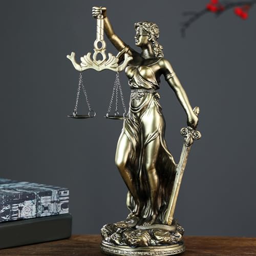 Statue de la Justice, le cadeau idéal en résine pour bibliothèque et bureau - 4