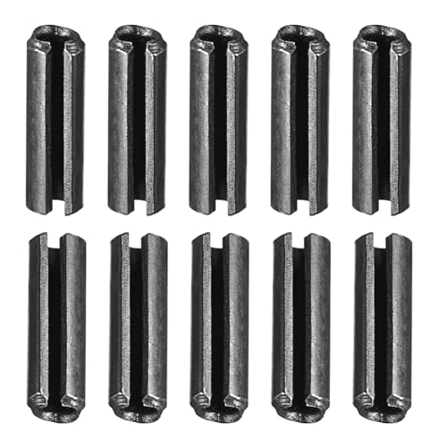 DTGN 1,7mm x 6mm(DxL) Fessura Molla Perno - 20pz - Buono per Casa Macchina Fissaggio - Carbonio Acciaio Molla Tassello Tensione Rullo Perno - Nero