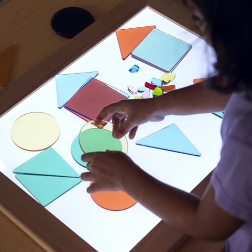 image for Guidecraft LED Activity Tablet: Light Up Tabletop Lightbox for Prescho
