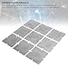 Oreilet 9Pcs BGA Reballing Stencils, 304 Stainless Steel 90x90 Template Kit with Universal Sizes for Laptop CPU Repair, Graphics Card, Motherboard Rework Station