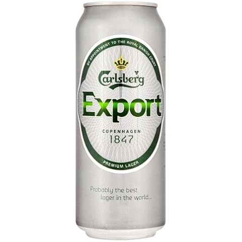 Carlsberg Export Lager (24 x 500ml Cans) Cover