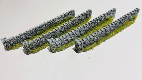 Javis Urban Dry Stone Wall - OO Gauge/1:76 Scale - Pack of 4 (PW4)