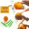 Orange Peeler Tools Citrus Peel Cutter Easy Fruit Vegetable Slicer Lemon Opener Remover Fruit Tool Kitchen Utensils Gadgets (2PCS Orange) #3