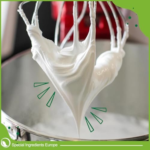 METHOCEL (Methylcellulose) 100g HERSTELLUNG WARMER GELE, DIE IM MUND SCHMELZEN (DEUTSCHE ETIKETTEN UND ANLEITUNGEN)