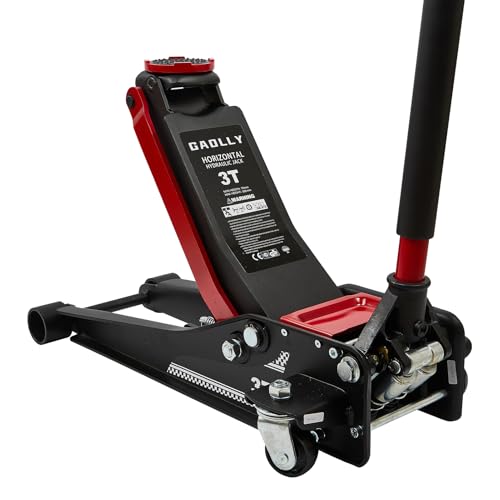 GAOLLY 3 Ton (6600 lbs) Low Profile, Heavy-Duty Steel Racing...