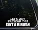Diamond Graphics Let's Just Pretend This Isn't A Minivan (8-1/2" X 3") Die Cut Decal Bumper Sticker for Windows, Cars, Trucks, Laptops, Etc.