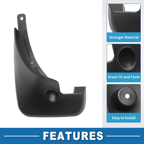 Image of Mud Flap Splash Guard with Mount Accessories Front & Rear Side Mud Guard for Toyota RAV4 2006-2012 (Set of 4)