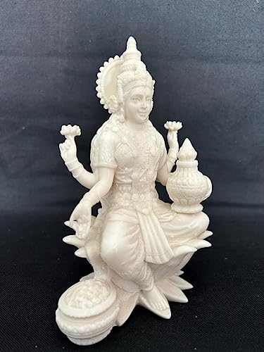 Estatua de Lakshmi de mármol de 18 cm miniatura 2