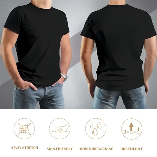 Camiseta de piada engraçada Probably Late for Something Always Running Late, Preto, PP