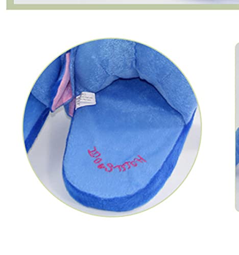 KaO0YaN Pantufas de pelúcia para casa com desenho de Stitch, chinelos quentes de algodão para ambien