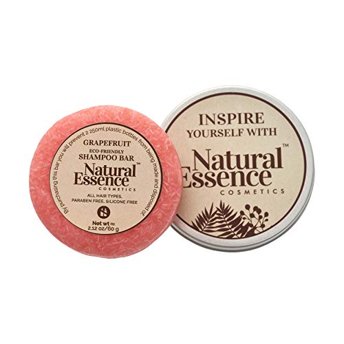 Eco-Friendly Hair Shampoo Bar - Sustainable Solid Shampoo Bar for Normal Oily Hair Grapefruit Shampoo Bar for Sensitive Scalp 2.12 oz.