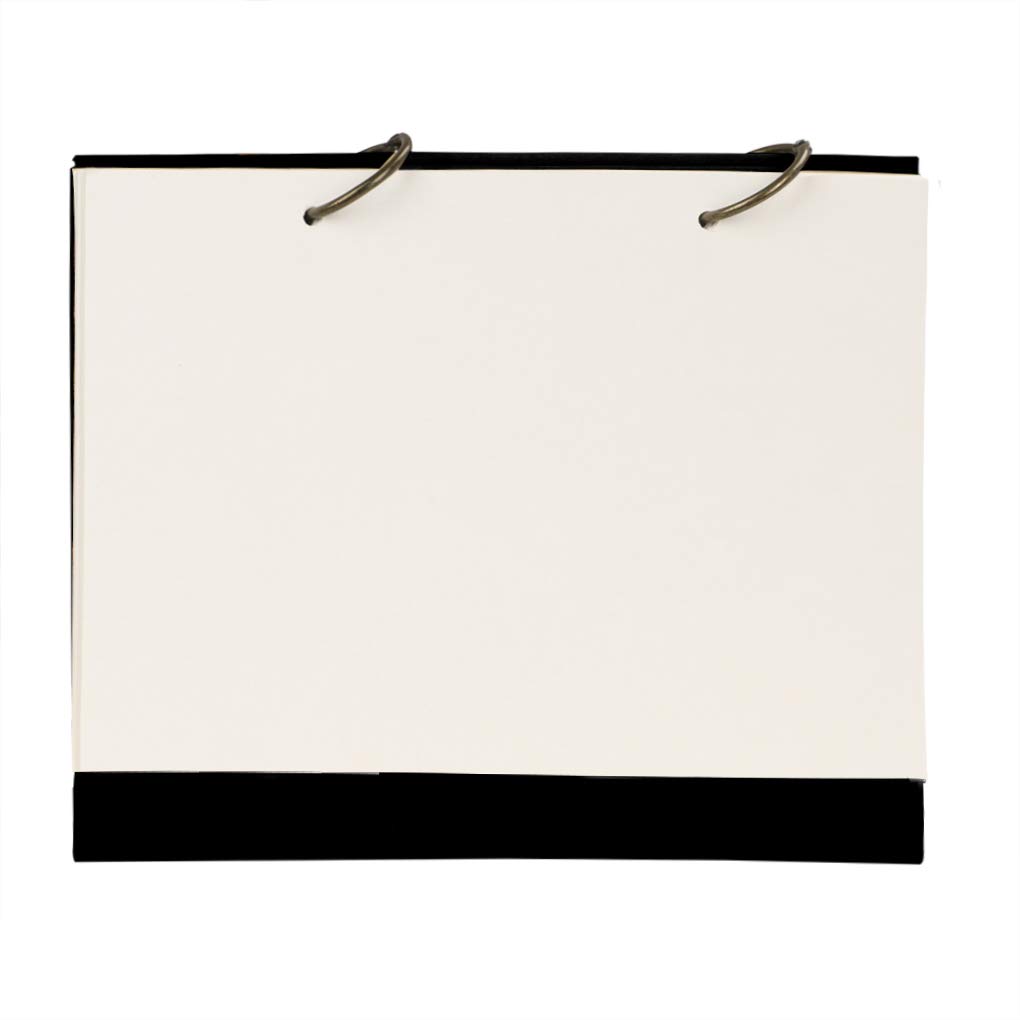 DIY Blank Desk Calendar Spiral Loose-Leaf Office Table Calendar Planner School Monthly Planner Drawing Pad Graffiti Memo Pad DIY Photo Album Kraft Paper Refillable Daily Weekly Flip Calendar Gift