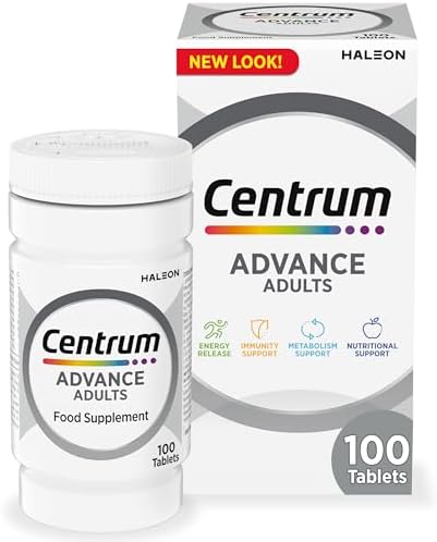 Centrum Advance Multivitamin & Mineral Supplements, 24 essential ...