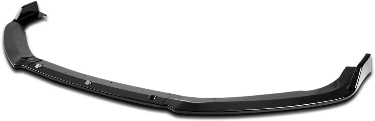 Spec-D Tuning Glossy Black Front Bumper Lip Spoiler Splitter 3PC Compatible with 2018-2020 Honda Accord