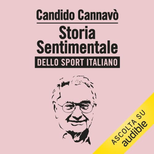 Diseño de la portada del título Storia sentimentale dello sport italiano