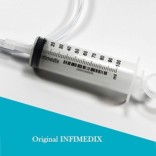 Plastic Syringe 100 ml with 80 cm hose by infimedix